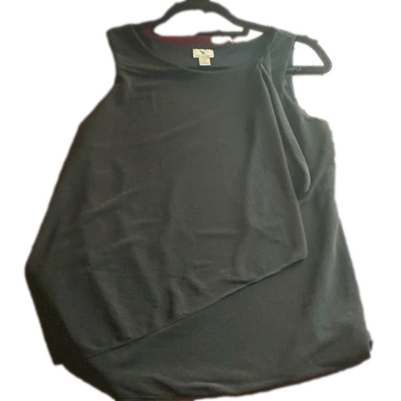 Fly Away Vertical Ruffle Blouse in Wrinkle Resistant Travel Separates Small - Picture 8 of 12